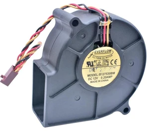 B127530BM 75mm Centrifugal Turbine Blower Fan, 75×75×30mm 7.5CM DC 12V 0.20A 3Wire Tachometer Silent Replacement Blower for 3D Printer, Projector, Industrial Equipment Heat Dissipation B127530BM 75mm Centrifugal Turbine Blower Fan, 75×75×30mm 7.5CM DC 12V 0.20A 3Wire Tachometer Silent Replacement Blower for 3D Printer, Projector, Industrial Equipment Heat Dissipation