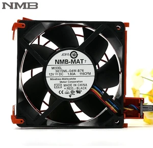 C9857 JC915 Server Cooling Fan Assembly, 3615ML04WB76 92×92×38mm DC 12V 1.6A 4Pin PWM DualBall Bearing Replacement Fan for Dell PowerEdge PE1900 PE2900 Server CPU and Chassis Cooling C9857 JC915 Server Cooling Fan Assembly, 3615ML04WB76 92×92×38mm DC 12V 1.6A 4Pin PWM DualBall Bearing Replacement Fan for Dell PowerEdge PE1900 PE2900 Server CPU and Chassis Cooling