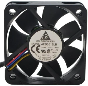 AFB0512LB 5015 Mini Axial Cooling Fan, 50×50×15mm DC 12V 0.11A 4Wire 4Pin PWM DualBall Bearing Silent Fan for Industrial PC, Embedded Device Compact Chassis Cooling AFB0512LB 5015 Mini Axial Cooling Fan, 50×50×15mm DC 12V 0.11A 4Wire 4Pin PWM DualBall Bearing Silent Fan for Industrial PC, Embedded Device Compact Chassis Cooling