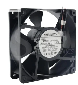4715SL05WB60 IP55 Waterproof HighSpeed Cooling Fan, 120×120×38mm DC 24V 1.2A HeavyDuty Axial Replacement Fan for Welding Machine and Industrial Equipment Heat Dissipation 4715SL05WB60 IP55 Waterproof HighSpeed Cooling Fan, 120×120×38mm DC 24V 1.2A HeavyDuty Axial Replacement Fan for Welding Machine and Industrial Equipment Heat Dissipation