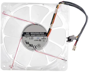 ADN512UBA90LD 135mm 135x135x25mm DC12V 0.44A 2Pin White LED Axial Cooling Fan, Replacement Fan Compatible with High Current Gamer M 750W Power Supply, 13.5CM Brushless LED Ventilation Fan ADN512UBA90LD 135mm 135x135x25mm DC12V 0.44A 2Pin White LED Axial Cooling Fan, Replacement Fan Compatible with High Current Gamer M 750W Power Supply, 13.5CM Brushless LED Ventilation Fan