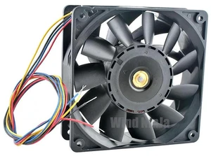 2B12038B48M 120mm 120x120x38mm DC48V HighSpeed Axial Cooling Fan, 12CM 0.54A 4Pin Connector Replacement Fan for Server Power Supply & Industrial Equipment 2B12038B48M 120mm 120x120x38mm DC48V HighSpeed Axial Cooling Fan, 12CM 0.54A 4Pin Connector Replacement Fan for Server Power Supply & Industrial Equipment