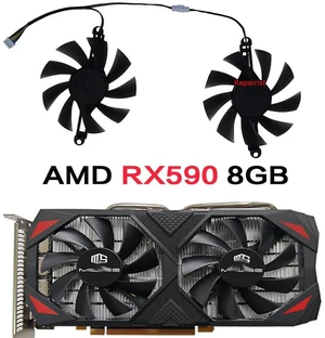 2Pack GPU Cooling Fan FL801512VB FL8015 12VB, VGA Video Card Replacement Fan for AMD RX 590 GME 8GB Gaming Graphics Card, GPU Heat Dissipation Repair Parts 2Pack GPU Cooling Fan FL801512VB FL8015 12VB, VGA Video Card Replacement Fan for AMD RX 590 GME 8GB Gaming Graphics Card, GPU Heat Dissipation Repair Parts
