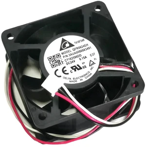 60x60x25mm Industrial Axial Cooling Fan Replacement for QFR0624GH, DC24V 0.21A BallBearing 6025 Fan for Inverter Cabinet and Industrial Control Equipment Heat Dissipation 60x60x25mm Industrial Axial Cooling Fan Replacement for QFR0624GH, DC24V 0.21A BallBearing 6025 Fan for Inverter Cabinet and Industrial Control Equipment Heat Dissipation
