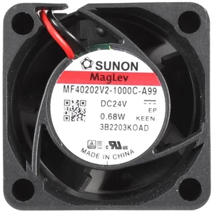 MF40202V21000CA99 40x40x20mm MagLev Silent Axial Cooling Fan, DC24V 0.68W 2Wire 40mm Fan for Industrial Equipment, Power Supply and Compact Cabinet Heat Dissipation Replacement MF40202V21000CA99 40x40x20mm MagLev Silent Axial Cooling Fan, DC24V 0.68W 2Wire 40mm Fan for Industrial Equipment, Power Supply and Compact Cabinet Heat Dissipation Replacement