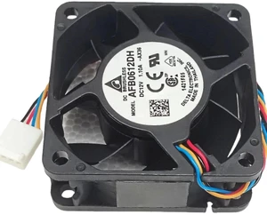 AFB0612DH 6025 HighSpeed PWM Axial Cooling Fan, 60x60x25mm 6CM DC12V 1.1A Dual Ball Bearing Fan for Server, Industrial Cabinet, HighPower Power Supply Heat Dissipation Replacement AFB0612DH 6025 HighSpeed PWM Axial Cooling Fan, 60x60x25mm 6CM DC12V 1.1A Dual Ball Bearing Fan for Server, Industrial Cabinet, HighPower Power Supply Heat Dissipation Replacement