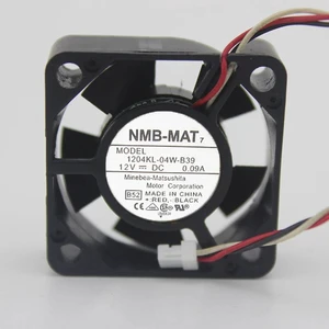 1204KL04WB39 Replacement 30x30x10mm 30mm 3cm DC 12V 0.09A Mini Axial Cooling Fan, Low Noise Silent Small Ventilation Fan for Compact Electronic Device Heat Dissipation 1204KL04WB39 Replacement 30x30x10mm 30mm 3cm DC 12V 0.09A Mini Axial Cooling Fan, Low Noise Silent Small Ventilation Fan for Compact Electronic Device Heat Dissipation