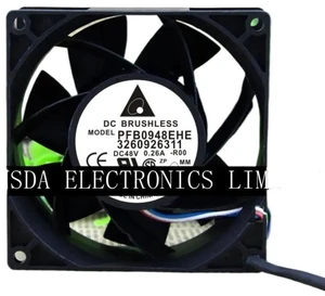 PFB0948EHER00 9038 90x90x38mm 9cm DC 48V 0.26A Inverter Blower Cooling Fan, 7000RPM RD Alarm Signal Replacement Fan, Industrial Ventilation Fan P/N 3260926311 PFB0948EHER00 9038 90x90x38mm 9cm DC 48V 0.26A Inverter Blower Cooling Fan, 7000RPM RD Alarm Signal Replacement Fan, Industrial Ventilation Fan P/N 3260926311
