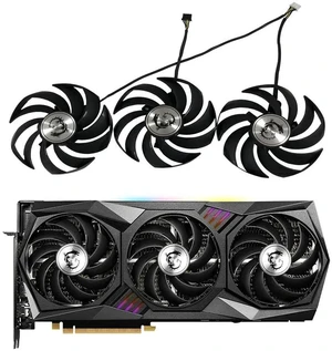 3Pack GPU Cooling Fans (B12HH Triple Fan), Replacement VGA Cooler PLD09210S12HH PLD09210B12HH, Graphics Card Fan for RTX 3070 3080 3090 Ti X TRIO SUPRIMX, Gaming Video Card Thermal Repair Accessory 3Pack GPU Cooling Fans (B12HH Triple Fan), Replacement VGA Cooler PLD09210S12HH PLD09210B12HH, Graphics Card Fan for RTX 3070 3080 3090 Ti X TRIO SUPRIMX, Gaming Video Card Thermal Repair Accessory
