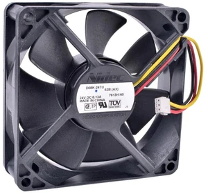 8025 Axial Cooling Fan Replacement for D08K24TU 62B(AX), 80mm 8cm 80×80×25mm DC 24V 0.13A Fan, Replacement Vent Fan for Inverter, Industrial Drive and Server Equipment Heat Dissipation 8025 Axial Cooling Fan Replacement for D08K24TU 62B(AX), 80mm 8cm 80×80×25mm DC 24V 0.13A Fan, Replacement Vent Fan for Inverter, Industrial Drive and Server Equipment Heat Dissipation