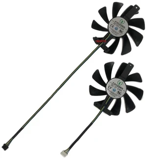 FY09015M12LPA GPU Cooling Fan 2Pack, 4Pin PWM DC12V Replacement Video Card Fan Set, Compatible with GeForce RTX 2080 Ti 11GB & RTX 2070 Super DualFan Graphics Card for GPU Heat Dissipation Repair FY09015M12LPA GPU Cooling Fan 2Pack, 4Pin PWM DC12V Replacement Video Card Fan Set, Compatible with GeForce RTX 2080 Ti 11GB & RTX 2070 Super DualFan Graphics Card for GPU Heat Dissipation Repair
