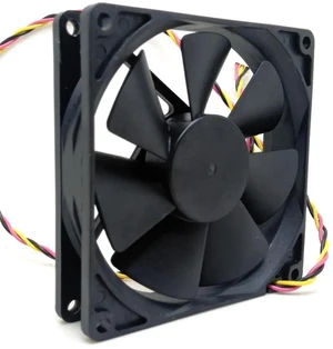 EFC09D12M 90mm RD Alarm DC Cooling Fan, DC 12V 0.20A 3Pin Interface 9025 Brushless Axial Fan with RotationDetect Alarm Signal for Power Supply, Server & Inverter Heat Dissipation EFC09D12M 90mm RD Alarm DC Cooling Fan, DC 12V 0.20A 3Pin Interface 9025 Brushless Axial Fan with RotationDetect Alarm Signal for Power Supply, Server & Inverter Heat Dissipation