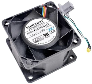 PIA060K12T 60x60x38mm 6038 HighAirflow Cooling Fan, DC12V 3.70A 60mm 6CM 4Pin PWM Dual Ball Bearing Axial Replacement Fan for Server Chassis and Custom Retrofit Cooling Projects PIA060K12T 60x60x38mm 6038 HighAirflow Cooling Fan, DC12V 3.70A 60mm 6CM 4Pin PWM Dual Ball Bearing Axial Replacement Fan for Server Chassis and Custom Retrofit Cooling Projects