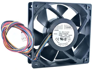 120x120x38mm 12cm HighSpeed Axial Cooling Fan Replacement for AFC1248DE, DC 48V 1.64A 4Pin Dual Ball Bearing Fan, Server Rack Cabinet Heat Dissipation Repair Spare Part 120x120x38mm 12cm HighSpeed Axial Cooling Fan Replacement for AFC1248DE, DC 48V 1.64A 4Pin Dual Ball Bearing Fan, Server Rack Cabinet Heat Dissipation Repair Spare Part