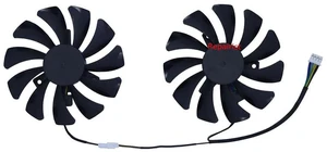 GPU Cooling Fan Set XYD09010SH, VGA Video Card Cooler Replacement for VEINEDA RX 6600XT 8GB GDDR6 Graphics Card, Internal Graphics Card Heat Dissipation Repair Spare Fan Kit GPU Cooling Fan Set XYD09010SH, VGA Video Card Cooler Replacement for VEINEDA RX 6600XT 8GB GDDR6 Graphics Card, Internal Graphics Card Heat Dissipation Repair Spare Fan Kit