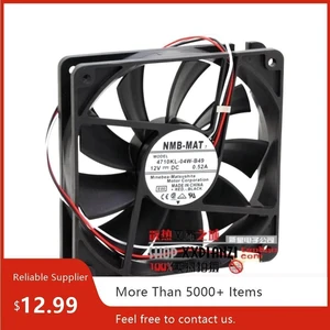 120x120x25mm 120mm 12CM HighAirflow Axial Chassis Cooling Fan Replacement for 4710KL04WB49, DC 12V 0.52A, 100CFM, Desktop PC Case Industrial Equipment Heat Dissipation Repair Spare Part 120x120x25mm 120mm 12CM HighAirflow Axial Chassis Cooling Fan Replacement for 4710KL04WB49, DC 12V 0.52A, 100CFM, Desktop PC Case Industrial Equipment Heat Dissipation Repair Spare Part