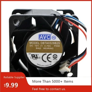 40x40x32mm 4032 Dual Ball Bearing Industrial Axial Cooling Fan Replacement for DBTA0328B2S, DC 12V 0.76A HighSpeed Fan for Server Workstation Compact Equipment Heat Dissipation Repair Spare Part 40x40x32mm 4032 Dual Ball Bearing Industrial Axial Cooling Fan Replacement for DBTA0328B2S, DC 12V 0.76A HighSpeed Fan for Server Workstation Compact Equipment Heat Dissipation Repair Spare Part
