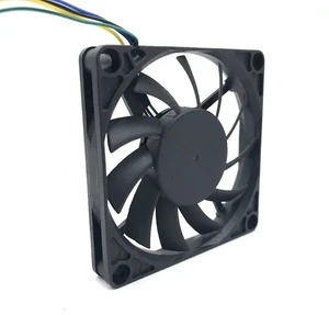 7010 UltraThin PWM Cooling Fan R127010BU, 70x70x10mm 7cm DC 12V 0.45A High Airflow 5800RPM Brushless Axial Fan, Slim Replacement Fan for Compact PC, Industrial Device, Small Chassis Heat Dissipation 7010 UltraThin PWM Cooling Fan R127010BU, 70x70x10mm 7cm DC 12V 0.45A High Airflow 5800RPM Brushless Axial Fan, Slim Replacement Fan for Compact PC, Industrial Device, Small Chassis Heat Dissipation
