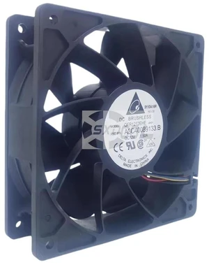 120x120x38mm 120mm HighSpeed Axial Cooling Fan for QFR1212EHE, 12CM DC 12V 1.5A 4000RPM 4Pin PWM Replacement Fan for Server Cabinet, Industrial Equipment Heat Dissipation 120x120x38mm 120mm HighSpeed Axial Cooling Fan for QFR1212EHE, 12CM DC 12V 1.5A 4000RPM 4Pin PWM Replacement Fan for Server Cabinet, Industrial Equipment Heat Dissipation