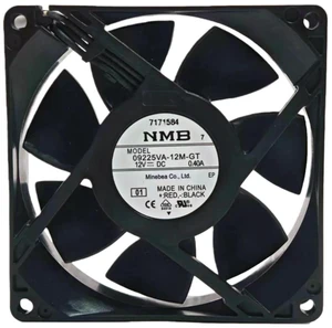 Replacement Industrial Cooling Fan for 09225VA12MGT, 92x92x25mm DC 12V 0.30A Ball Bearing Axial Fan, 4000RPM 68CFM HighSpeed Fan for Inverter, Cabinet and Industrial Equipment Heat Dissipation Replacement Industrial Cooling Fan for 09225VA12MGT, 92x92x25mm DC 12V 0.30A Ball Bearing Axial Fan, 4000RPM 68CFM HighSpeed Fan for Inverter, Cabinet and Industrial Equipment Heat Dissipation
