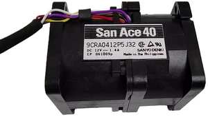 9CRB0412P5S201 4056 40x40x56mm DC12V 1.4A High Speed Blower Fan, 16.8W Industrial Cooling Blower Compatible with 9CRA0412P5J32, Replacement Turbo Fan for Industrial Equipment Heat Dissipation 9CRB0412P5S201 4056 40x40x56mm DC12V 1.4A High Speed Blower Fan, 16.8W Industrial Cooling Blower Compatible with 9CRA0412P5J32, Replacement Turbo Fan for Industrial Equipment Heat Dissipation