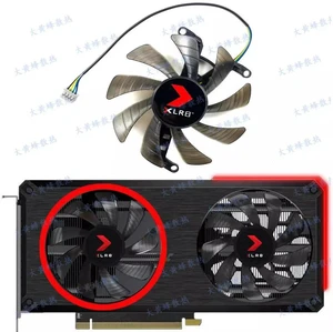 1Pc GPU Cooling Fan for RTX 3060, RTX 3060 Ti REVEL EPIC-X Graphics Card, Replacement Video Card Cooler Fan for Desktop Gaming GPU Heat Dissipation & Repair 1Pc GPU Cooling Fan for RTX 3060, RTX 3060 Ti REVEL EPIC-X Graphics Card, Replacement Video Card Cooler Fan for Desktop Gaming GPU Heat Dissipation & Repair