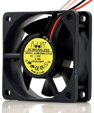 AD0612HS-C70GL 60mm 6cm Axial Flow Chassis Cooling Fan, DC 12V Brushless Fan Replacement for PC Case, Server, Network Switch, Cabinet and Electronic Equipment Heat Dissipation AD0612HS-C70GL 60mm 6cm Axial Flow Chassis Cooling Fan, DC 12V Brushless Fan Replacement for PC Case, Server, Network Switch, Cabinet and Electronic Equipment Heat Dissipation
