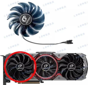 Single GPU Cooling Fan Replacement for RTX 2070 RTX 2080 RTX 2080 Ti Graphics Card, DC 12V 90mm 4Pin PWM Video Card Cooler Fan for Gaming GPU Heat Dissipation Single GPU Cooling Fan Replacement for RTX 2070 RTX 2080 RTX 2080 Ti Graphics Card, DC 12V 90mm 4Pin PWM Video Card Cooler Fan for Gaming GPU Heat Dissipation