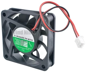 10Pcs 60x60x15mm 6015 60mm 6CM Axial Cooling Fan, DC 24V 0.09A 2-Pin Replacement Fan for Frequency Inverter, Constant Current Transformer and Power Supply Heat Dissipation 10Pcs 60x60x15mm 6015 60mm 6CM Axial Cooling Fan, DC 24V 0.09A 2-Pin Replacement Fan for Frequency Inverter, Constant Current Transformer and Power Supply Heat Dissipation
