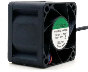 PF40281BX-D060-S99 40x40x28mm 4028 4CM High Speed PWM Axial Cooling Fan, DC 12V 17600RPM 24.9CFM Dual Ball Bearing Replacement Fan for PC Chassis, Power Supply and Compact Electronics Heat Dissipation PF40281BX-D060-S99 40x40x28mm 4028 4CM High Speed PWM Axial Cooling Fan, DC 12V 17600RPM 24.9CFM Dual Ball Bearing Replacement Fan for PC Chassis, Power Supply and Compact Electronics Heat Dissipation