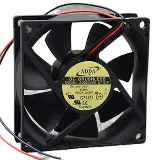 AD0824VB-A71GP 80x80x25mm 8025 Frequency Controlled Axial Cooling Fan, DC 24V 0.38A High Airflow Replacement Fan for Frequency Inverter, Industrial Chassis and Power Equipment Heat Dissipation AD0824VB-A71GP 80x80x25mm 8025 Frequency Controlled Axial Cooling Fan, DC 24V 0.38A High Airflow Replacement Fan for Frequency Inverter, Industrial Chassis and Power Equipment Heat Dissipation