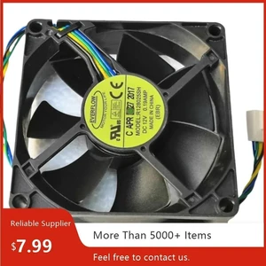R128025SH 80x80x25mm 80mm PWM CPU Cooling Fan, DC 12V 4-Pin 750-2800RPM Variable Speed Axial Fan Replacement for Desktop CPU Heatsink and PC Case Chassis Ventilation Heat Dissipation R128025SH 80x80x25mm 80mm PWM CPU Cooling Fan, DC 12V 4-Pin 750-2800RPM Variable Speed Axial Fan Replacement for Desktop CPU Heatsink and PC Case Chassis Ventilation Heat Dissipation