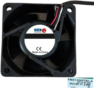 PMD1206PTB1-A 6025 60x60x25mm 6CM DC12V 3.9W Dual Ball Bearing Cooling Fan, High Airflow Brushless Axial Fan for Industrial Equipment, Power Supply, Inverter Replacement PMD1206PTB1-A 6025 60x60x25mm 6CM DC12V 3.9W Dual Ball Bearing Cooling Fan, High Airflow Brushless Axial Fan for Industrial Equipment, Power Supply, Inverter Replacement