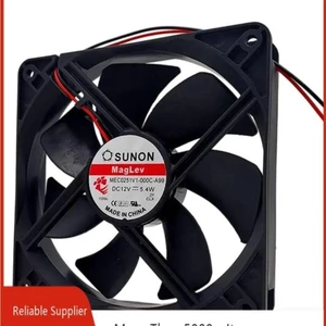 MEC0251V1-000C-A99 12025 120x120x25mm 120mm DC12V 0.45A Dual Ball Bearing Industrial Cooling Fan, Brushless Axial Replacement Fan for Cabinet, Power Supply, Inverter Heat Dissipation MEC0251V1-000C-A99 12025 120x120x25mm 120mm DC12V 0.45A Dual Ball Bearing Industrial Cooling Fan, Brushless Axial Replacement Fan for Cabinet, Power Supply, Inverter Heat Dissipation