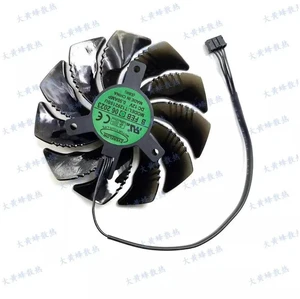 T129215SU GPU Cooling Fan, 4-Wire PWM Graphics Card Replacement Fan for GTX1050 Ti Mini GTX1060 GTX1070 GTX1080 Video Card, Gaming GPU Cooler for Graphics Card Thermal Repair T129215SU GPU Cooling Fan, 4-Wire PWM Graphics Card Replacement Fan for GTX1050 Ti Mini GTX1060 GTX1070 GTX1080 Video Card, Gaming GPU Cooler for Graphics Card Thermal Repair