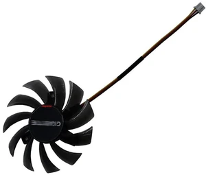 T128010SM Graphics Card VGA GPU Cooling Fan, 3-Pin 3-Wire Replacement Fan Compatible with GeForce GT 1030 2GB OC, GV-N730, GV-N610AX-1GI Video Cards T128010SM Graphics Card VGA GPU Cooling Fan, 3-Pin 3-Wire Replacement Fan Compatible with GeForce GT 1030 2GB OC, GV-N730, GV-N610AX-1GI Video Cards