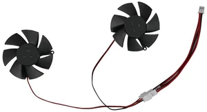 GPU Cooler Graphics Card Fan, FS1250-S2053A T125010SU Replacement VGA Fan 2 Units/Set, Suitable for GTX 1650 / 1050Ti / 1050 Low Power Graphics Card DIY Heat Dissipation GPU Cooler Graphics Card Fan, FS1250-S2053A T125010SU Replacement VGA Fan 2 Units/Set, Suitable for GTX 1650 / 1050Ti / 1050 Low Power Graphics Card DIY Heat Dissipation