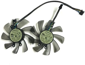 Graphics Card Cooling VGA Cooler Fan, T129215SU Replacement GPU Fan 2 Units/Set, Suitable for GTX 660 / 660TI / 670 / 680 Graphics Card, VGA Card Heat Dissipation Repair Graphics Card Cooling VGA Cooler Fan, T129215SU Replacement GPU Fan 2 Units/Set, Suitable for GTX 660 / 660TI / 670 / 680 Graphics Card, VGA Card Heat Dissipation Repair