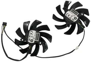 FY09010H12LPA GPU Cooling Fan, Graphics Card VGA Cooler 2 Units/Set, Replacement Fan Suitable for XFX R9 285 280 290 290X 280X RX 480 RX 470 Graphics Card Heat Dissipation Repair FY09010H12LPA GPU Cooling Fan, Graphics Card VGA Cooler 2 Units/Set, Replacement Fan Suitable for XFX R9 285 280 290 290X 280X RX 480 RX 470 Graphics Card Heat Dissipation Repair