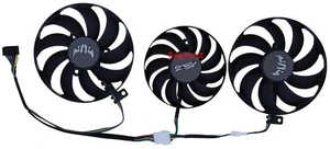 FDC10H12D9-C Graphics Card Cooling Fan, 3 Units/Set VGA GPU Cooler, Replacement Fan Suitable for RX 5700 XT OC 8G EVO GAMING and RX 5600 XT OC 6G EVO GAMING Graphics Card Heat Dissipation Repair FDC10H12D9-C Graphics Card Cooling Fan, 3 Units/Set VGA GPU Cooler, Replacement Fan Suitable for RX 5700 XT OC 8G EVO GAMING and RX 5600 XT OC 6G EVO GAMING Graphics Card Heat Dissipation Repair