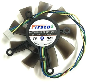 FD8015U12S GPU Cooler, 75mm Fan DC12V 0.5A Graphics Card Cooling Fan, Replacement VGA Fan Suitable for EAH5830, 8600, 9800, GTS450, GTS460, HD7850, GTX750, GTX750Ti Graphics Card Heat Dissipation FD8015U12S GPU Cooler, 75mm Fan DC12V 0.5A Graphics Card Cooling Fan, Replacement VGA Fan Suitable for EAH5830, 8600, 9800, GTS450, GTS460, HD7850, GTX750, GTX750Ti Graphics Card Heat Dissipation