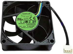 R127025BU 7025 7CM High Speed PWM Cooling Fan, 70×70×25mm DC12V Dual Ball Bearing Axial Fan, 5500RPM Replacement Fan for Industrial Equipment and Small Enclosure Heat Dissipation R127025BU 7025 7CM High Speed PWM Cooling Fan, 70×70×25mm DC12V Dual Ball Bearing Axial Fan, 5500RPM Replacement Fan for Industrial Equipment and Small Enclosure Heat Dissipation