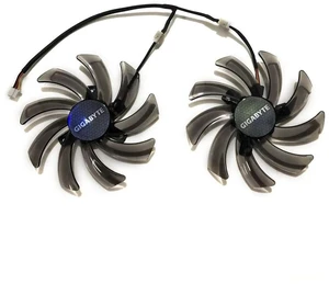 FS1210-S2053A VGA Graphics Card Cooling Fan 2Pcs/Set GPU Replacement Fan for R9 270, R9 285, R9 380, GV-R785WF2-2GD, GV-R737WF2OC-4GD Gaming Video Cards, DC12V Heat Dissipation Fan FS1210-S2053A VGA Graphics Card Cooling Fan 2Pcs/Set GPU Replacement Fan for R9 270, R9 285, R9 380, GV-R785WF2-2GD, GV-R737WF2OC-4GD Gaming Video Cards, DC12V Heat Dissipation Fan