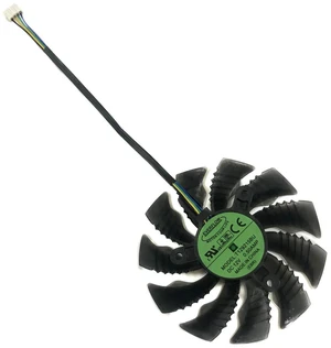 T129215SU 4-Pin PWM GPU VGA Graphics Card Cooling Fan, Replacement Cooler for GTX960, GTX970 MINI-ITX, R7 360 2GB Gaming Video Card, DC12V Fan for Graphics Card Heat Dissipation T129215SU 4-Pin PWM GPU VGA Graphics Card Cooling Fan, Replacement Cooler for GTX960, GTX970 MINI-ITX, R7 360 2GB Gaming Video Card, DC12V Fan for Graphics Card Heat Dissipation