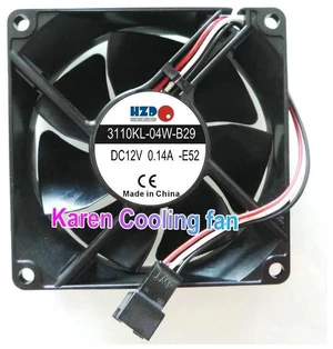 3110KL-04W-B29 -E52 8025 Axial Cooling Fan 80x80x25mm 8CM DC12V 0.14A 3-Wire Ball Bearing Replacement Fan, Speed Feedback Fan for DLP Screen, Notebook and Electronic Equipment Heat Dissipation 3110KL-04W-B29 -E52 8025 Axial Cooling Fan 80x80x25mm 8CM DC12V 0.14A 3-Wire Ball Bearing Replacement Fan, Speed Feedback Fan for DLP Screen, Notebook and Electronic Equipment Heat Dissipation
