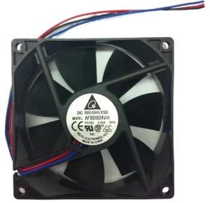 AFB0924HH 90mm DC Brushless Cooling Fan 92*92*25mm 9025 DC24V Axial Fan Replacement, High Airflow Industrial Fan for Power Supply, Cabinet and Electronic Equipment Heat Dissipation AFB0924HH 90mm DC Brushless Cooling Fan 92*92*25mm 9025 DC24V Axial Fan Replacement, High Airflow Industrial Fan for Power Supply, Cabinet and Electronic Equipment Heat Dissipation