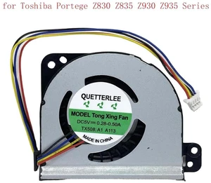 Replacement Laptop Cooling Fan MF60120V1-C460, Internal CPU Cooler Fan for Portege Z830 Z835 Z930 Z935 Series Notebook, Built-in Brushless Fan for Laptop Heat Dissipation Replacement Laptop Cooling Fan MF60120V1-C460, Internal CPU Cooler Fan for Portege Z830 Z835 Z930 Z935 Series Notebook, Built-in Brushless Fan for Laptop Heat Dissipation