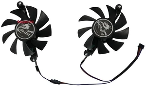 2 Units/Set GPU Cooling Fan, 75mm & 88mm Mounting Hole Spacing VGA Graphics Card Replacement Fan for AFOX RX 6500 XT, P106-100 6G, Brushless Fan for Video Card Heat Dissipation 2 Units/Set GPU Cooling Fan, 75mm & 88mm Mounting Hole Spacing VGA Graphics Card Replacement Fan for AFOX RX 6500 XT, P106-100 6G, Brushless Fan for Video Card Heat Dissipation