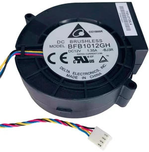 BFB1012GH Replacement 9cm Industrial Blower Cooling Fan, DC12V 1.35A 3600RPM 25.42CFM Turbine Fan, 97x94x33mm Centrifugal Blower for Industrial Equipment Heat Dissipation BFB1012GH Replacement 9cm Industrial Blower Cooling Fan, DC12V 1.35A 3600RPM 25.42CFM Turbine Fan, 97x94x33mm Centrifugal Blower for Industrial Equipment Heat Dissipation
