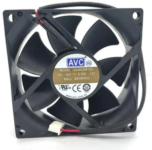 DS08025B12U Replacement 8025 Axial Cooling Fan, DC12V 0.7A / 0.5A 80x80x25mm 8CM 2-Wire Brushless Fan for PC Chassis, Power Supply, Server, Industrial Cabinet Heat Dissipation DS08025B12U Replacement 8025 Axial Cooling Fan, DC12V 0.7A / 0.5A 80x80x25mm 8CM 2-Wire Brushless Fan for PC Chassis, Power Supply, Server, Industrial Cabinet Heat Dissipation